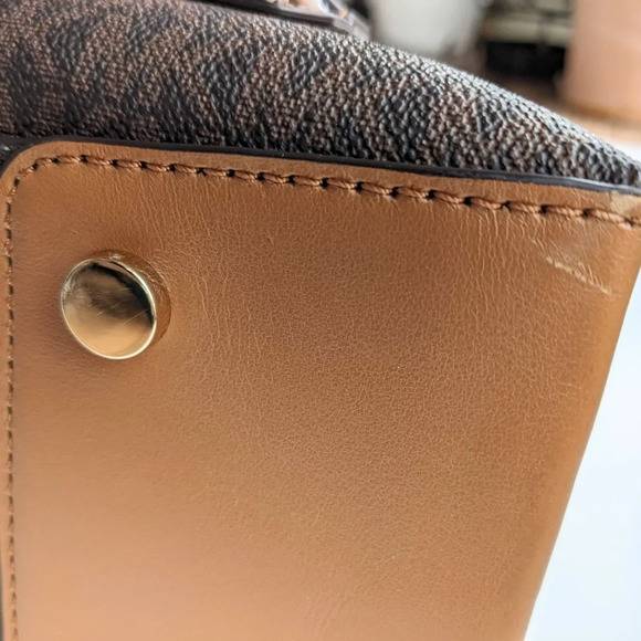 MICHAEL KORS Gramercy Large Logo Satchel - Picture 9 of 13